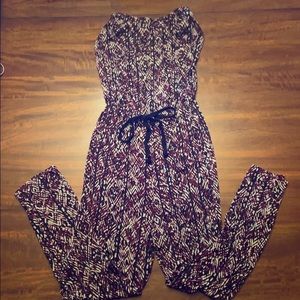 Strapless jumpsuit